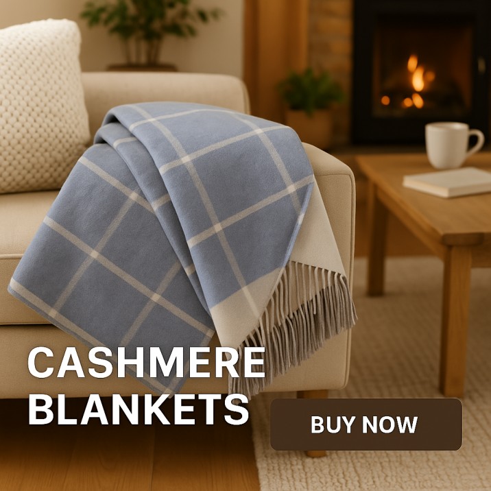 Luxury Cashmere Blankets – Elegant, Cozy & Timeless